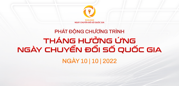 Bộ nhận diện Ngày Chuyển đổi số quốc gia 10/10